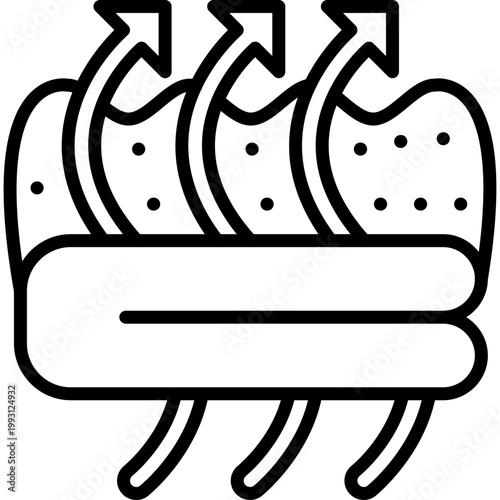 Breathable Fabric Vector Icon