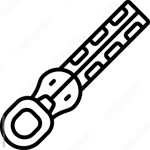 Zipper Vector Icon