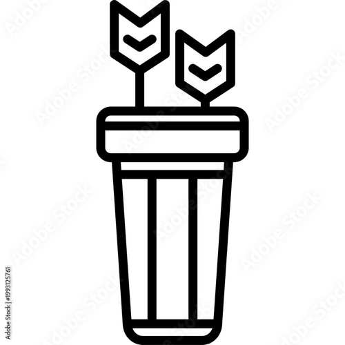 Quiver Vector Icon