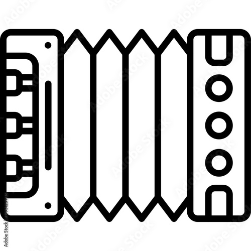 Accordion Vector Icon