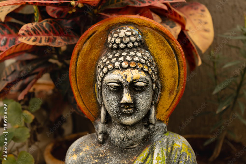 Obraz premium buddha statue in garden
