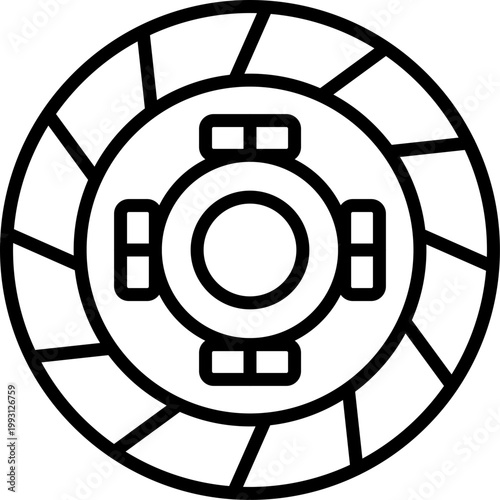Clutch Vector Icon