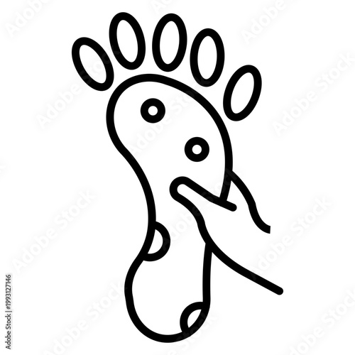 Reflexology Vector Icon