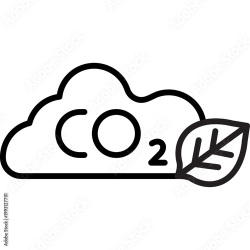 Carbon Neutral Vector Icon