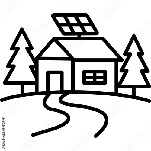 Off Grid Vector Icon