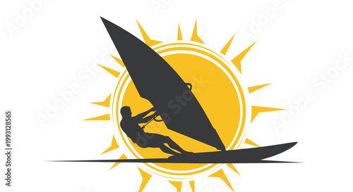 Man surfing on a board sports.