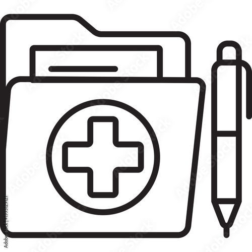 Patient File Vector Icon
