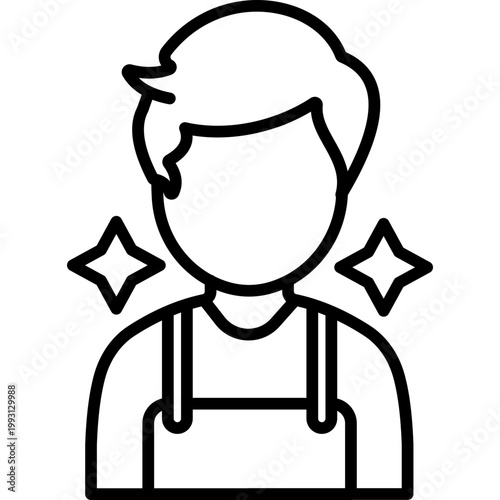 Janitor Vector Icon