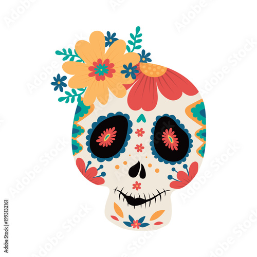 Day of the dead skull