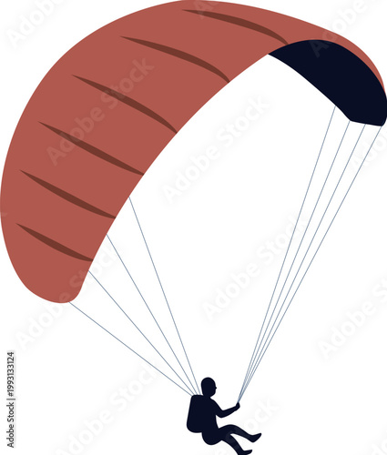hang gliding illustration
