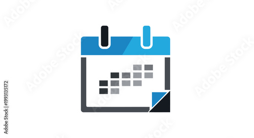 Modern Digital Calendar Icon for Planning and Scheduling