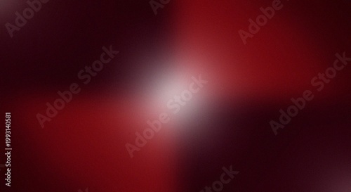 Cosmic glow emanating through the deep red void of space illustration