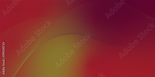 Scarlet red, olive green, and deep dark red luminous ribbons ascending from a dense shadowed base over a smooth grainy textured background with gentle glowing accents, sleek abstract banner compositio