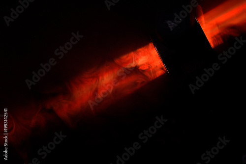 Light and smoke on stage live concert instrument detail