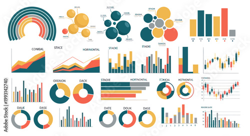 Collection of business and data visualization charts and graphs.