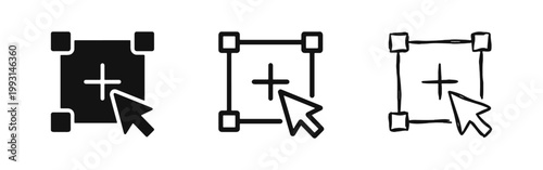 Selection Tool and Graphic Design Icons