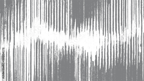 Abstract vertical textured gray and white stripes pattern with distressed effect
