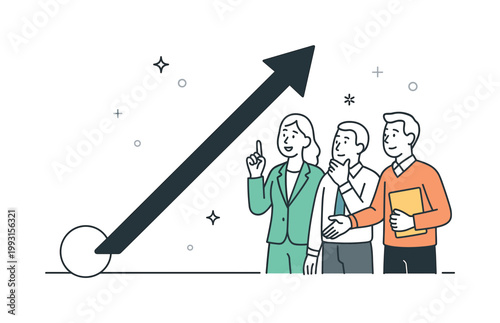 A simple clarity of next step scenario where professionals immediately recognize what action to take in a workflow without confusion, using a visual metaphor of a single