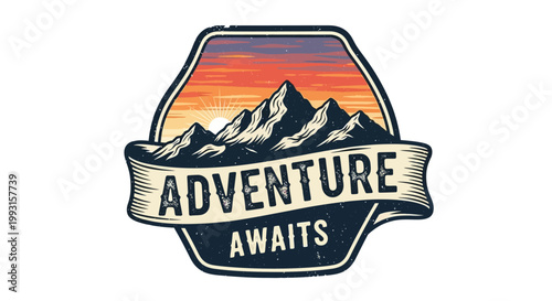 Adventure Awaits Travel Logo Design.