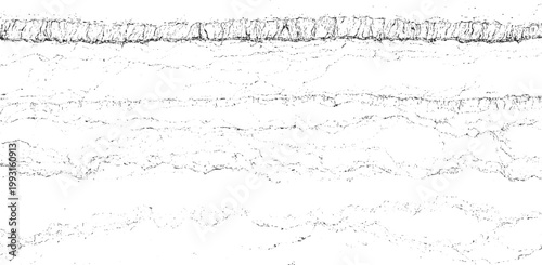 Black and white abstract texture with layered organic wavy lines and granular details pattern