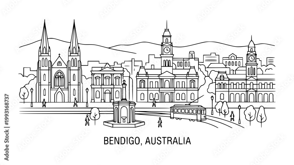 Fototapeta premium Bendigo