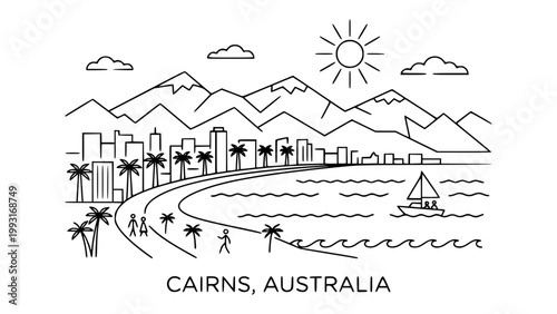 Картината върху платно Cairns