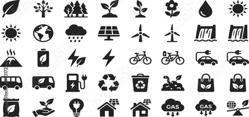 Education and Academic Learning Icon Set Featuring Graduation Cap School Building Books Microscope Laptop Mathematics Science Supplies and Student Study Equipment Flat Black Vector Silhouette Graphics