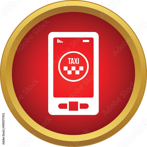 Smartphone displaying a ride hailing app, symbolizing transport and mobile service