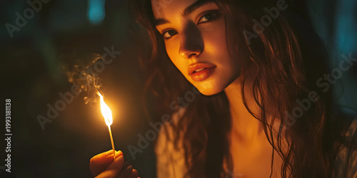 Enchanting Sparkler Magic: Capturing the Ethereal Glow of a Celebratory Moment | Dreamy Evening Ambiance with Flickering Light in Darkness 