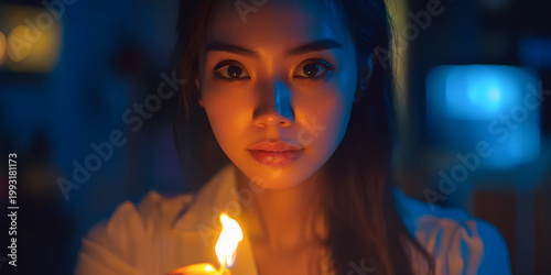Enchanting Sparkler Magic: Capturing the Ethereal Glow of a Celebratory Moment | Dreamy Evening Ambiance with Flickering Light in Darkness 