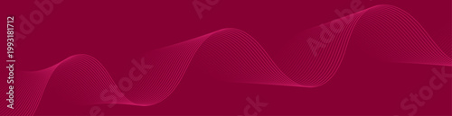 Abstract pink background with lines, stylish wave composition for branding and advertising