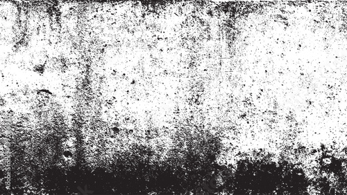 Messy stucco wall texture in black and white Vintage white paper background with rough texture