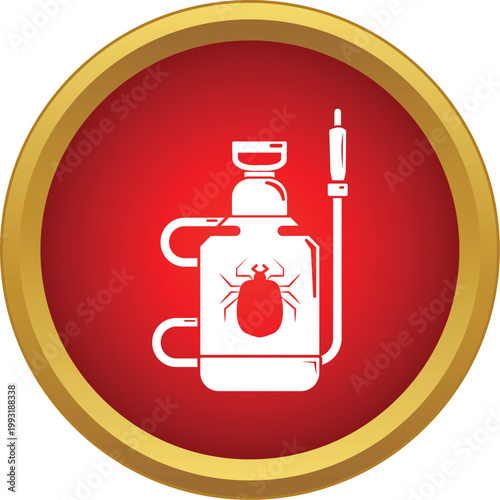 Pest control sprayer bottle containing insecticides for bug extermination