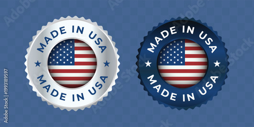 Premium Quality Made in USA Round Emblem