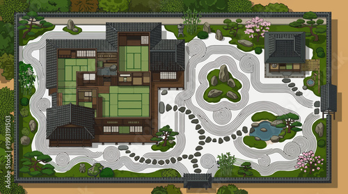 Tennis court and sports facility design.
