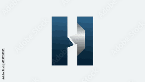 Blue puzzle pieces fitting together.