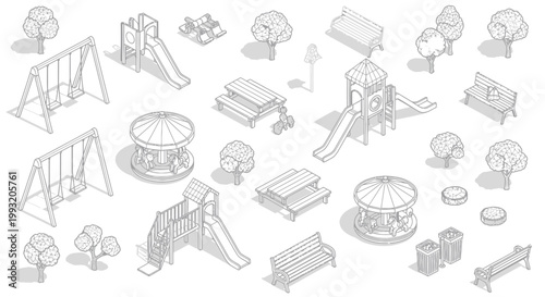 Playground Equipment and Kids Fun Structures.