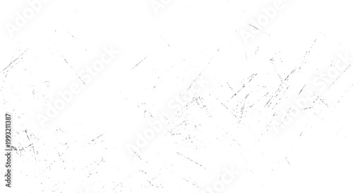 Scattered grey speckle and line texture overlay on white background grunge scratch distressed