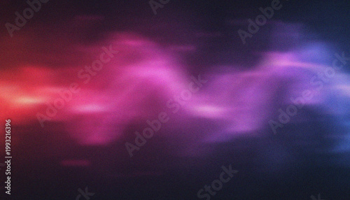 Abstract wave ripples in neon red and purple hues across a dark horizon, offering a dynamic and flowing visual texture suitable for futuristic themes and high-tech corporate branding.