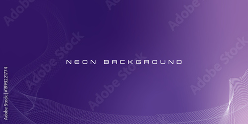 Fully editable neon background for wall papers. social media covers or any other digital or print media with editable blend shapes and editable gradients