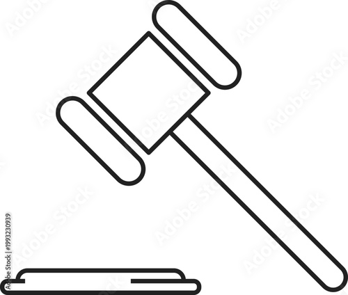 Lawyer Gavel Icon