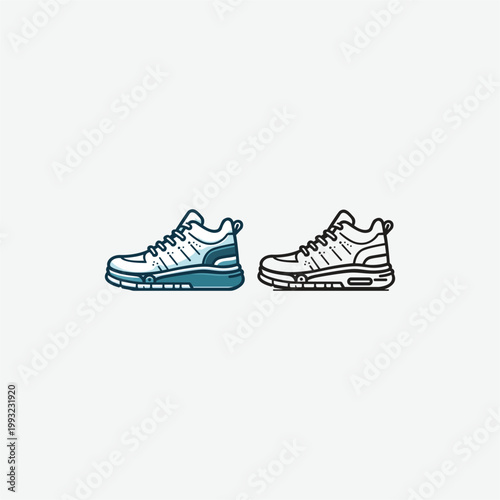 Shoes icon for logo template