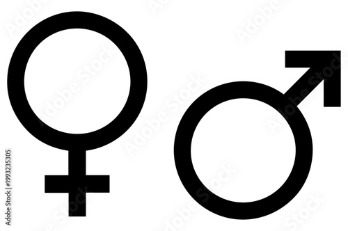 male female restroom gender icon set