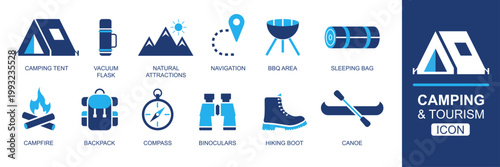 Camping_and_Outdoor_Tourism_Flat_Vector_Icon_Set_Hiking_and_Adventure