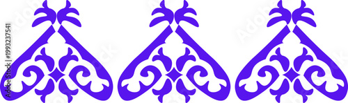 Floral pattern. wood carving pattern	