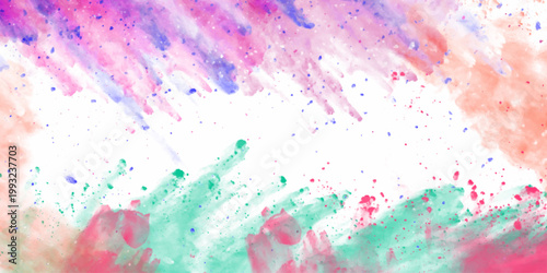 Abstract watercolor background with space Hand drawn realistic abstract watercolor painting grunge texture. Bright watercolor abstract background for your design. Watercolor grunge Brush stroked ...