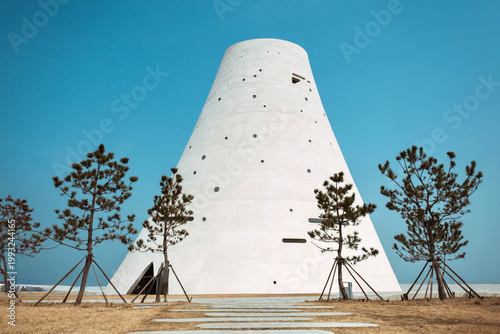 Suntower photo opportunities of Yantai, China