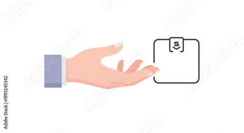 Hand Holding Credit Card and Wallet for Financial Transactions