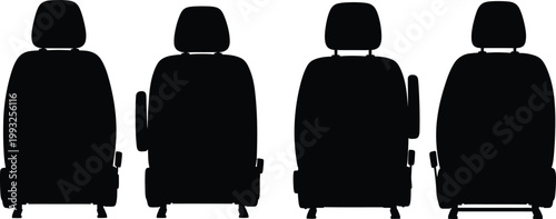 Four silhouetted figures in traditional religious garb