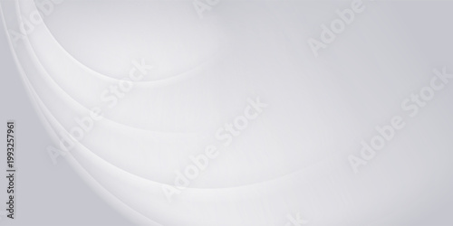 Abstract background made of White 3D Waves. Light 3D Render with copy-space.